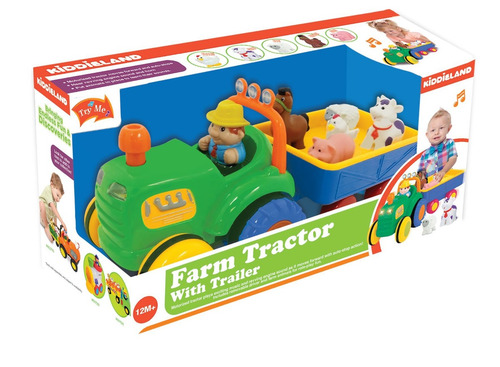 Imagen 2 de 4 de Tractor Con Animales Kiddieland