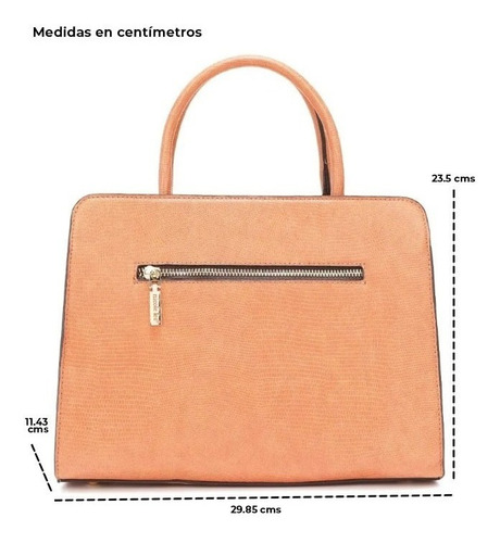 Bolsa De Mano Nicole Lee Con Cortes Asimetricos Ss22 Color Naranja