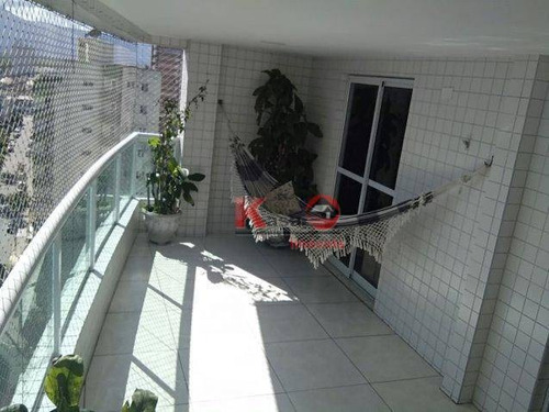 Imagem 4 de 27 de Cobertura Com 3 Dormitórios À Venda, 150 M² Por R$ 680.000,00 - Tupi - Praia Grande/sp - Co0220