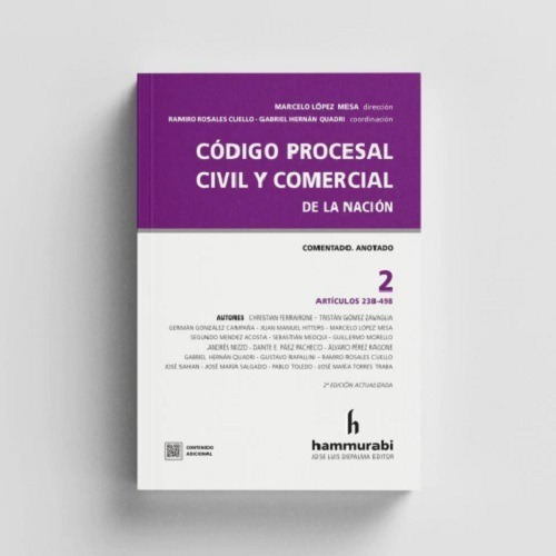 Código Procesal Civil Y Com De Nación Comentado Vol 2 - Mesa