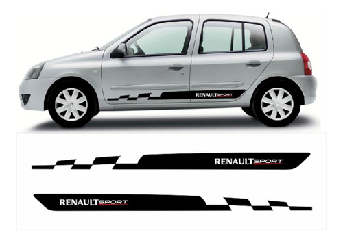 Adesivo Faixa Lateral Renault Clio Imp13 Fv