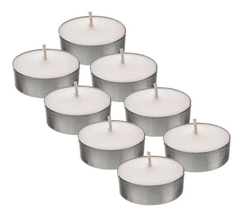 Velas Aromáticas Chatas Con Base Para Ambientar Cena X50