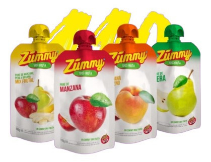 Imagen 3 de 6 de Puré De Fruta Natural Marca Zummy De 110gr