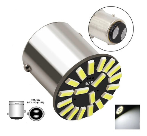 Ampolletas Led Doble Contacto Para Luz Freno 12v 2 Unidades