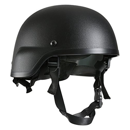 Casco Táctico Réplica Abs Mich2000, Negro