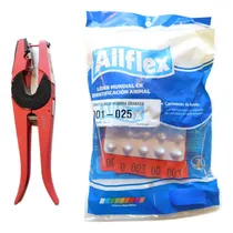Comprar 25 Caravanas Numeradas Chicas Allflex Mas Pinza Aplicadora