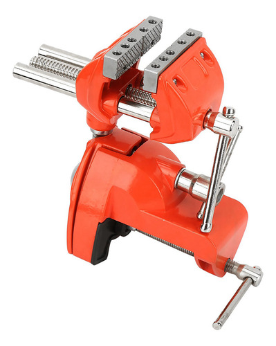 Mini Pinza Giratoria De 360° Para Mesa, Ajustable, Con Morda