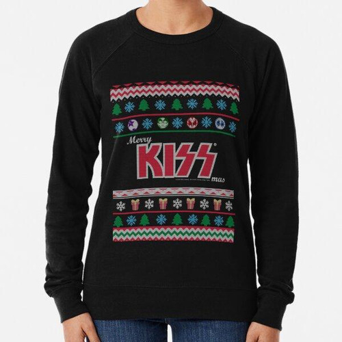 Buzo Kiss ® The Band - Merry Kissmas Ugly Sweater Calidad Pr