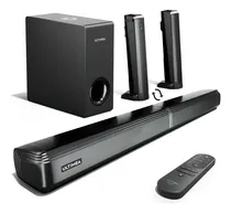 Comprar Ultimea Barra De Sonido De 4.1 Canales Para Smart Tv Con Subwoofer, Potencia Máxima De 200 W, 2 En 1 Desmontable Bluetooth 5.3 Barra De Sonido, Bajo Ajustable, 3 Modos Eq Barra De Sonido Para Tv