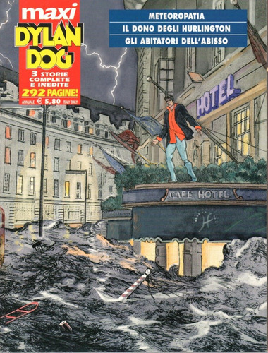 Maxi Dylan Dog N° 10 - Meteoropatia - 292 Páginas Em Italiano - Sergio Bonelli Editore - Formato 16 X 21 - Capa Mole - 2007 - Bonellihq Cx234 A21