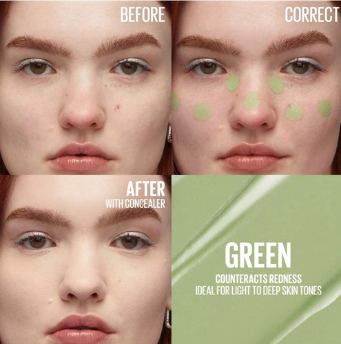 2pack Corrector Maybelline Instant Age Rewind Concealer 151 Green Y 159 Orange