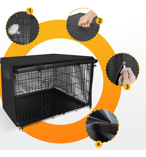Waterproof Pet Cage Covers Dog Cage Protective Cover Fit For