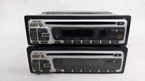Sony Cdx-3177 Toca Cd Usado Lote 2 Peças Barato No Estado (Usado)