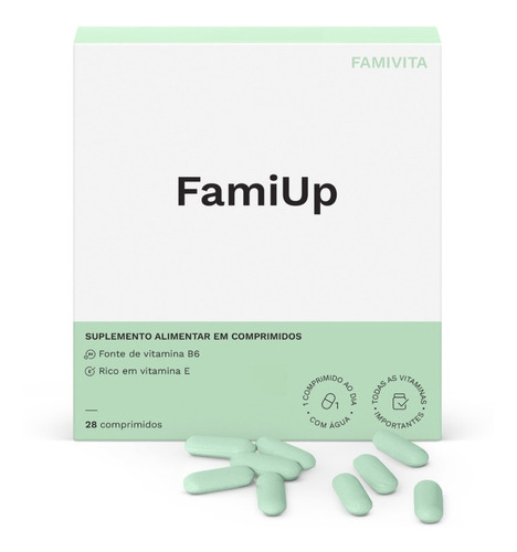 Famiup - Vitamina Para O Homem Idade Reprodutiva - 4 Semanas Sabor Neutro