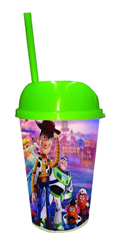 Vaso Pitillo Toy Story Sorpresas Fiestas Piñatas Regalos