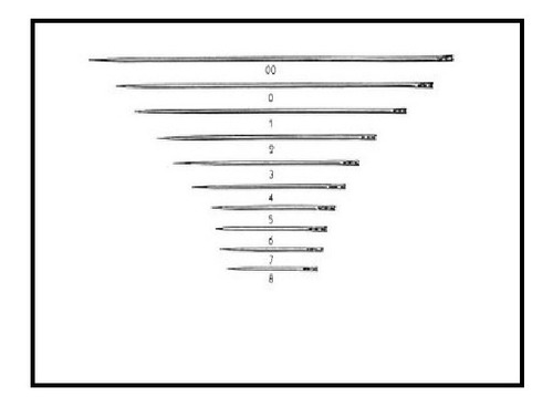 Agujas De Sutura  Por Docena - Acufirm Rectas Payr347/2