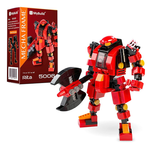 Mybuild Mecha Frame Rita 5006 - Red Robot Armor Mech Traje,
