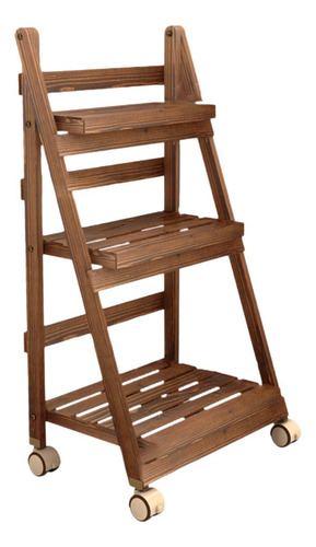 Stand Rack Batter Soporter De Plantador Plegable 3 Nivel
