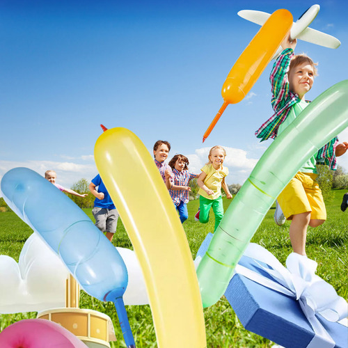 Los Globos Con Pedos Pueden Volar Y Hacer Ruidos. Los Globos