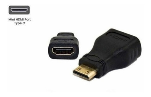 Imagem 4 de 6 de Adaptador Conector Mini Hdmi Macho Para Hdmi Fêmea