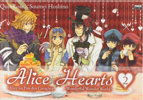Mangá Alice Hearts Volume 2 Alice No País Dos Corações