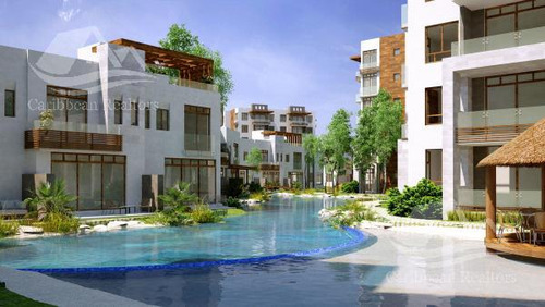 Departamento En Venta En Playa Del Carmen Riviera Maya Lagunas De Mayakoba B-cel2602