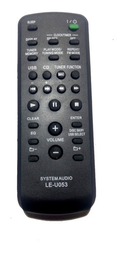 Controle  Para  Som Sony Rm-scu 37b Mhc-esx9 / Mhc-ex66