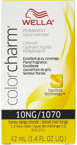 Wella Color Charm Tinte Líquido 10 Ng/1070 De Miel Beige
