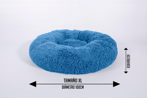 Catre Para Perro Nido Nórdico Colchon Moises Cama Eggys X L Color Gris Acero (azulado)
