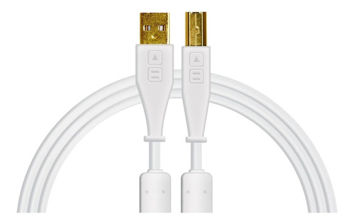 Cable Usb-a A Usb-b 1.5 Metros Blanco Chroma Dj Techtools