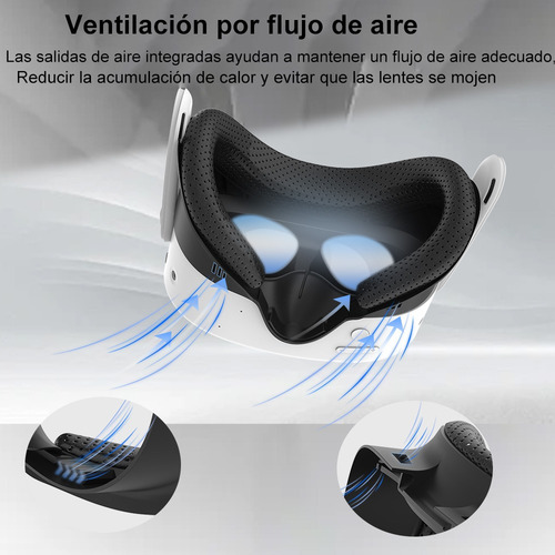 Interfaz Facial Seis En Uno Compatible Con Quest 3s