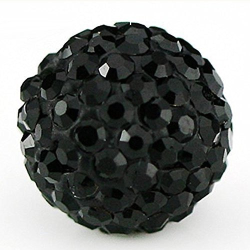 Cuantas Bola Cristal Para Joya 100pcs 12mm Jb Negro