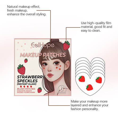 Eb Parche Cosmético De Fresa Eelhope