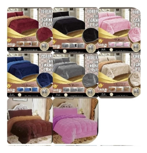Colchas Durazno Con Carnero Super King