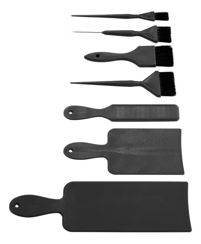 Juego De Tablas Y Paletas De Balayage Negras Y Negras, 7 Pie
