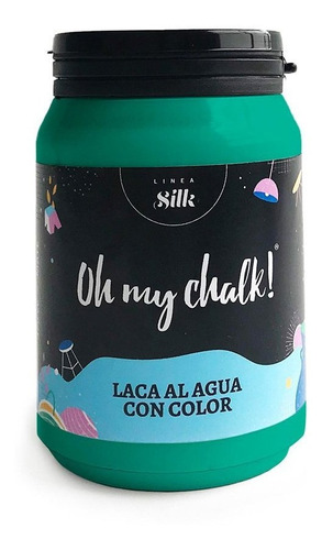 Laca Al Agua Con Color 370cc - Oh My Chalk - Jade - Boedo