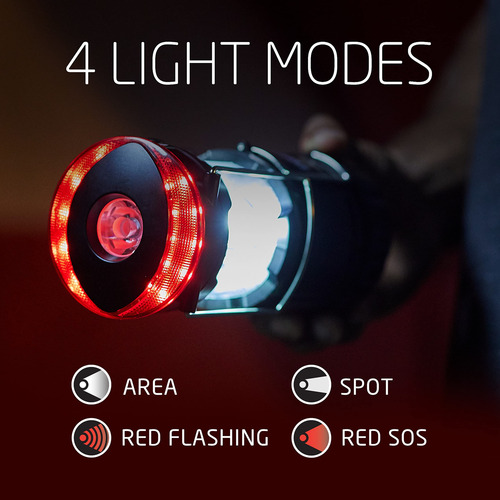 Linternas Led Recargables Para Campamento Paquete De 4