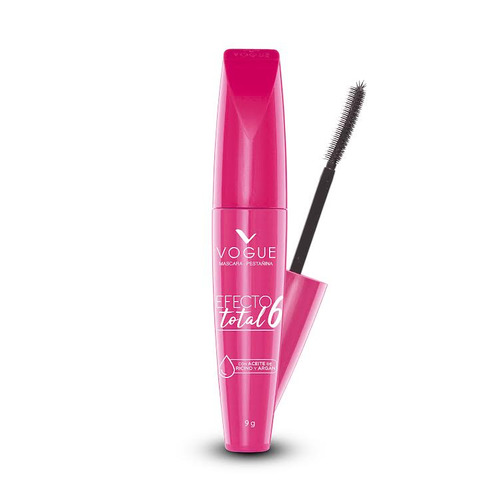 Máscara De Pestañas Vogue Efecto Total 6 Waterproof 9g Color Negro