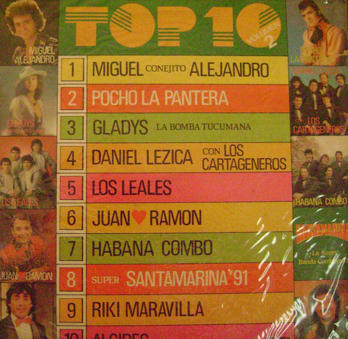 Top 10-volumen 2-alcides-pocho La Pantera- Excelente Estado