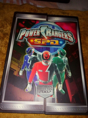 Agenda Archivos Secretos 2007 Power Rangers Con Stickers