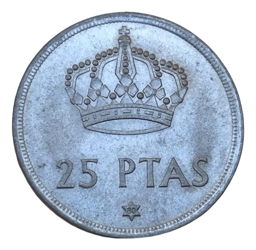 * España. Sin Circular. 25 Pesetas Del Año 1975.