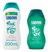 Comprar Kit Protetor Solar 200ml E Pós Sol 140g Sundown Fps50 Aloe A