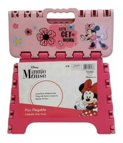 Piso Plegable Infantil Minnie Mouse Disney Niña Alzador