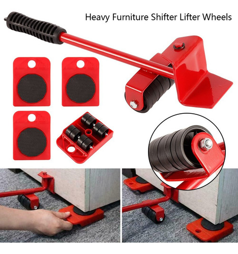 Kit X5 Elevador De Muebles Portatil De Alta Resistencia
