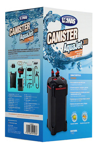 Filtro Canister Aquajet 300 Litros Peces Acuario