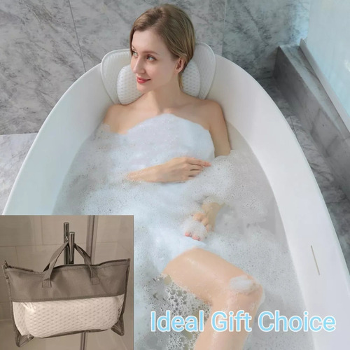 Almohada De Baño Para Bañera Soporte Para Cuello Y Espalda