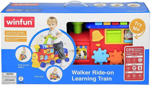 Tren Andador Con Actividades Didacticas Luces Sonido Winfun