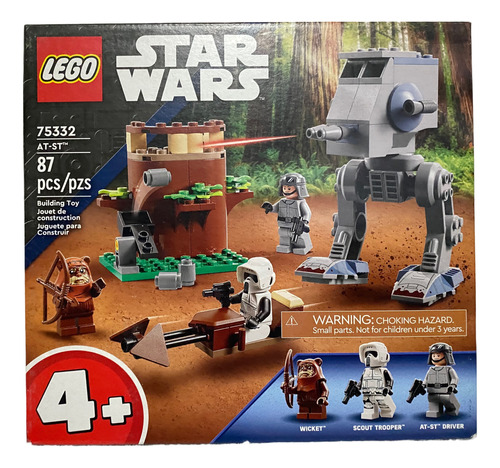 Lego Star Wars At-st 87 Pcs Mod 75332