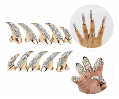 Juego De Uñas Con Garra For Disfraz De Halloween De 10