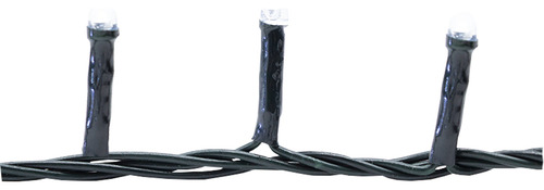 Serie Navideña 100 Luces Led Tipo Lupa Luz Blanca 6.5 Mts Luces Blanco